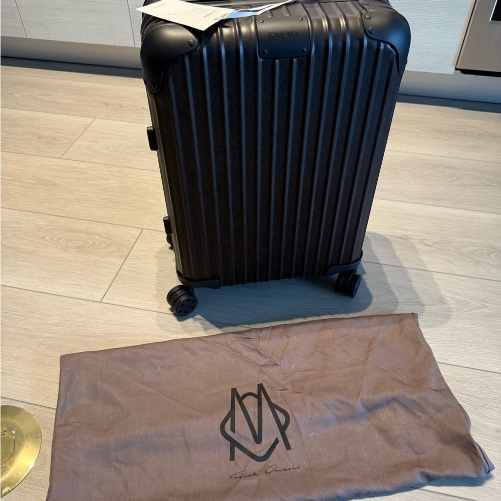 SS25 Rick Owens Rimowa Cabin Carry On Luggage #351/500. Brand new